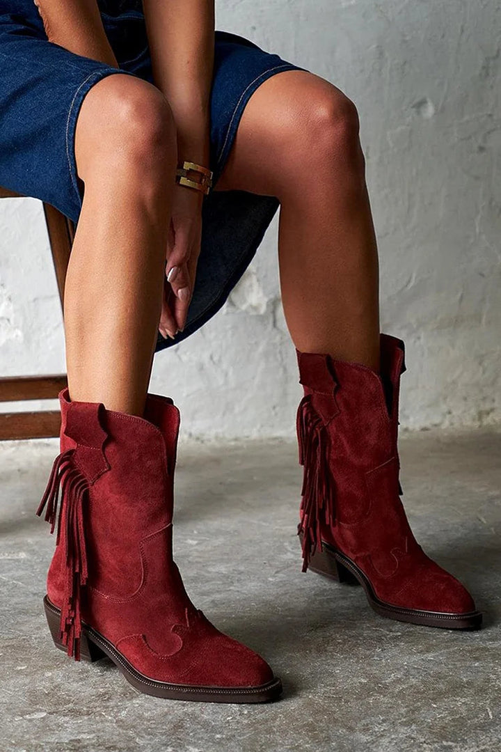 Ariane | Ankle Boots with Western Flair