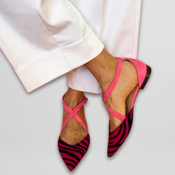Fern | Strappy Ballerina Flats