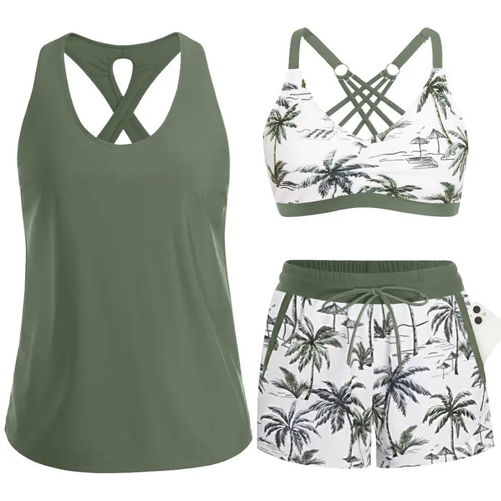 HONORIA | 3-Piece Tankini Set