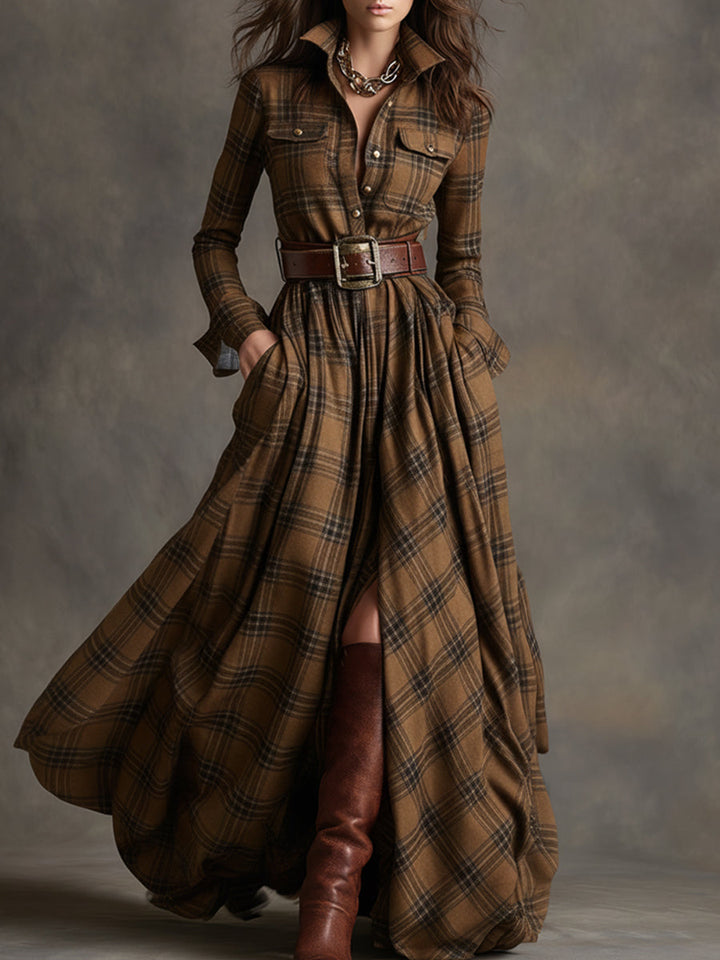 Mireline - Timeless Button-Up Shirt Dress