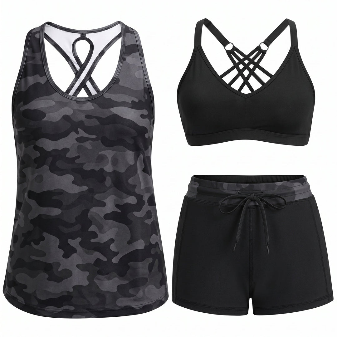 HONORIA | 3-Piece Tankini Set