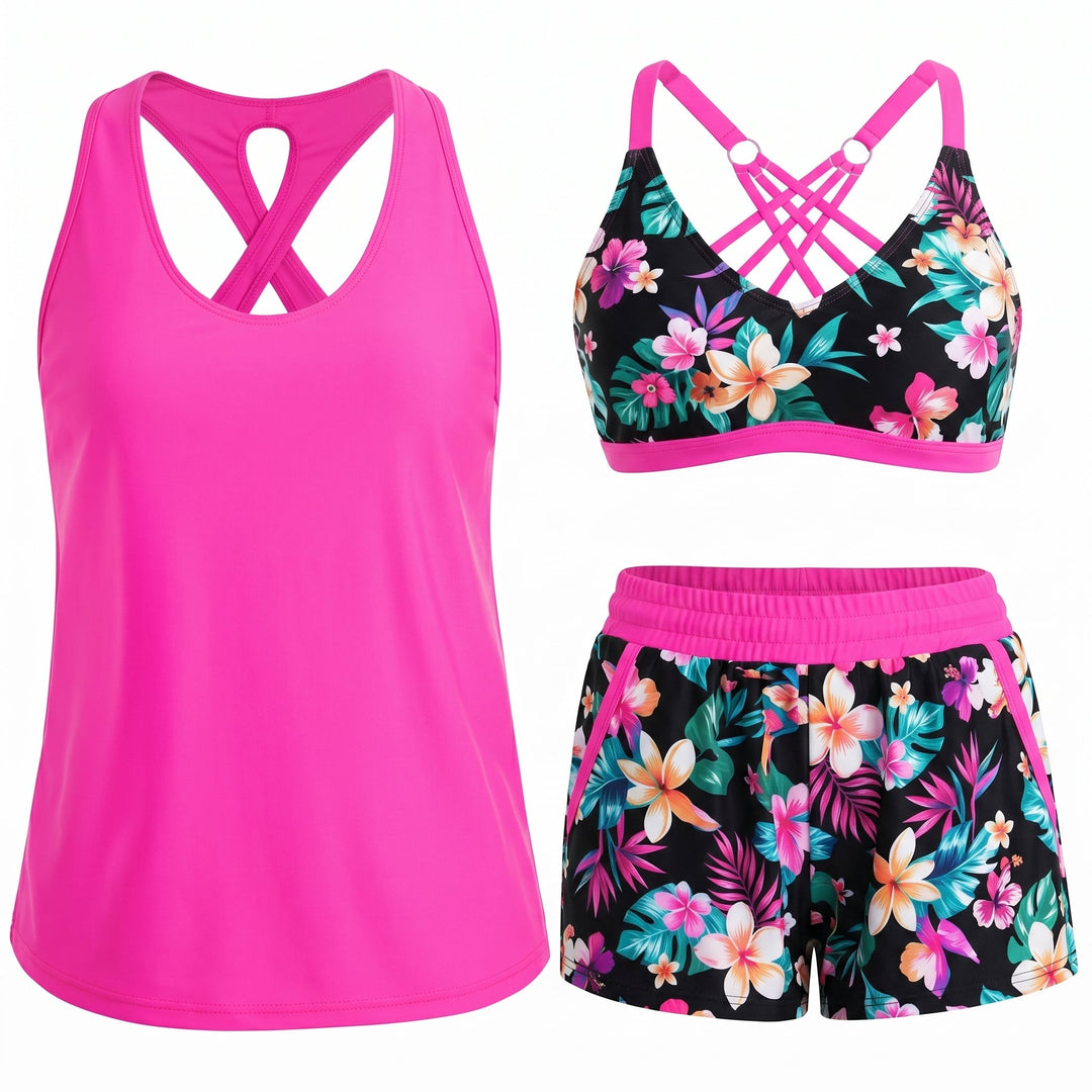 HONORIA | 3-Piece Tankini Set