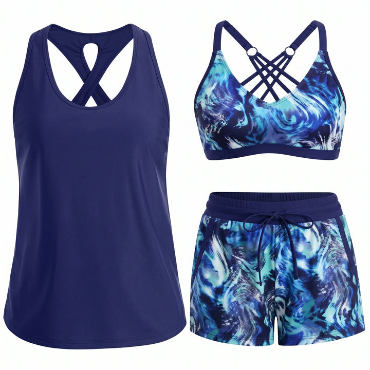 HONORIA | 3-Piece Tankini Set