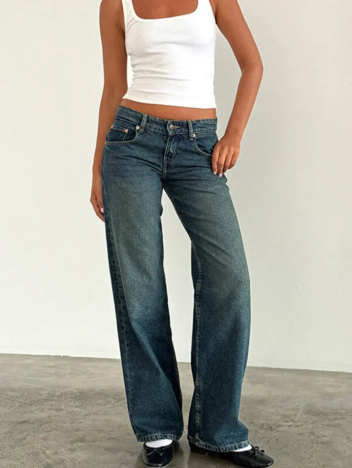 SYLVAINE | Vintage Casual Baggy Jeans